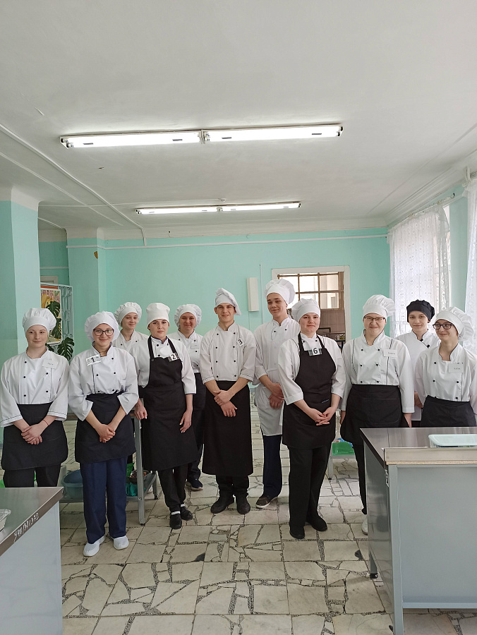Открытая олимпиада профессионального мастерства по профессии «Кухонный рабочий».