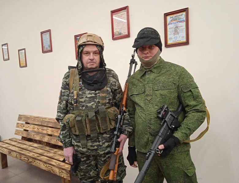 Товарищеская встреча в военно – спортивной игре «Страйк бол»