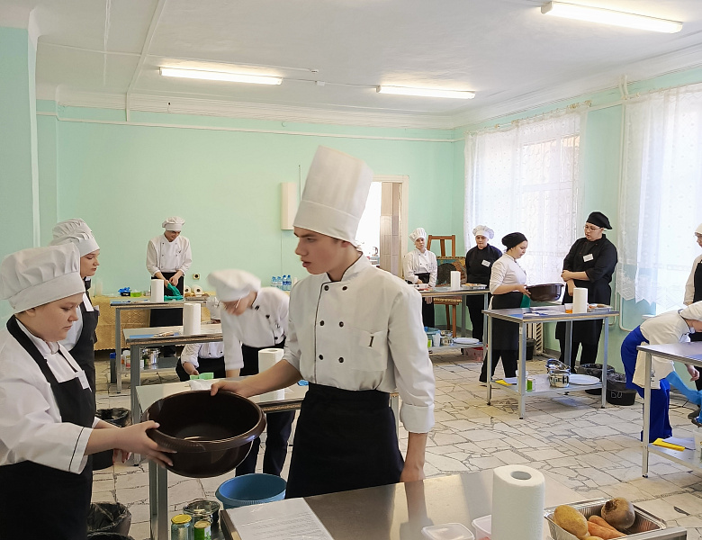 Открытая олимпиада профессионального мастерства по профессии "Кухонный рабочий" 2024
