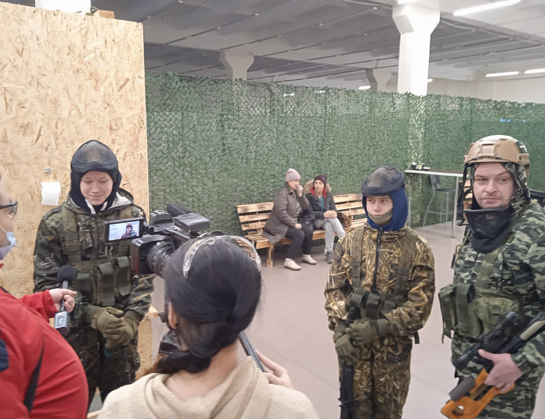 Товарищеская встреча в военно – спортивной игре «Страйк бол»